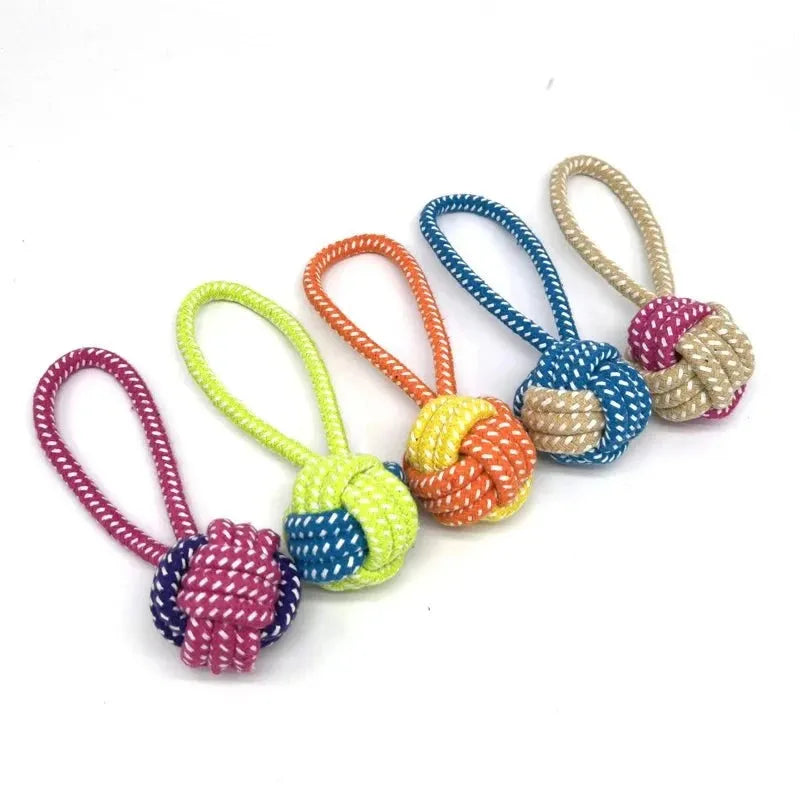 Pet Dog Toys for Large Small Dogs Toy InteractiveCotton Rope Mini Dog Toys Ball for DogsAccessories Toothbrush Chew Puppy Toy - petguardiansupplies