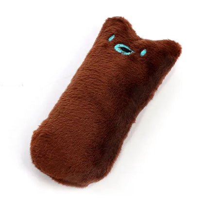 Teeth Grinding Catnip Toys Cute Funny Interactive Plush Teeth Grinding Relaxation Cat Chewing Vocal Toy Bite-resistant Pet Toys - petguardiansupplies