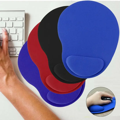 Ergonomic Wrist Rest Mouse Pad Comfortable Wrist Support Non Slip Mice Mat Soft Mousepad For PC Laptop Computer - petguardiansupplies