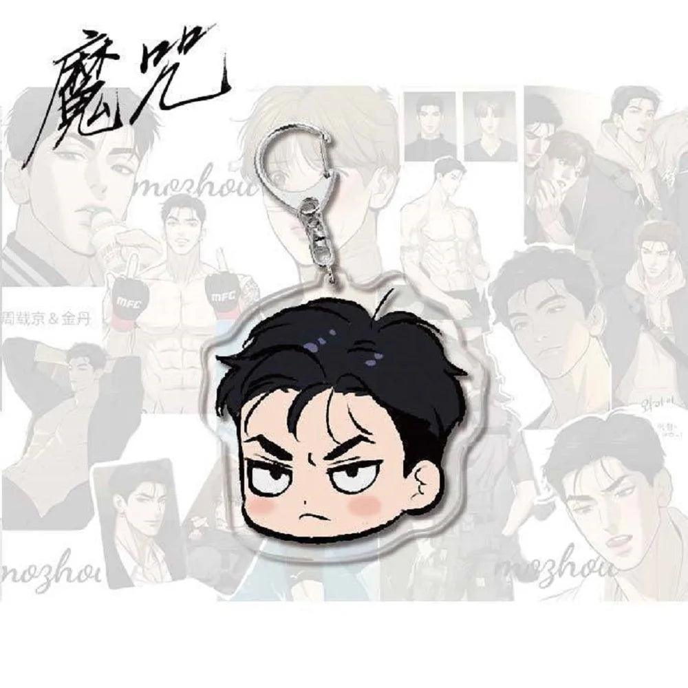 Hot Anime KeyChain Jinx Acrylic Stand Key Chain Joo Jaekyung Kim Dancar Key Chain Bags Girls Gift Sleutelhanger 8CM - petguardiansupplies