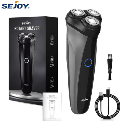 Men's Electric Shaver Beard Trimmer USB Rechargable Hair Cutting Machine - petguardiansupplies