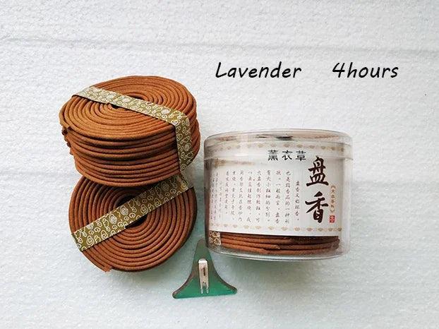 Y 48pcs/box Natural Coil Incense Aromatherapy Fragrance Indoors Indian Buddhist Sandalwood Incense Without Censer Home Fragrance - petguardiansupplies