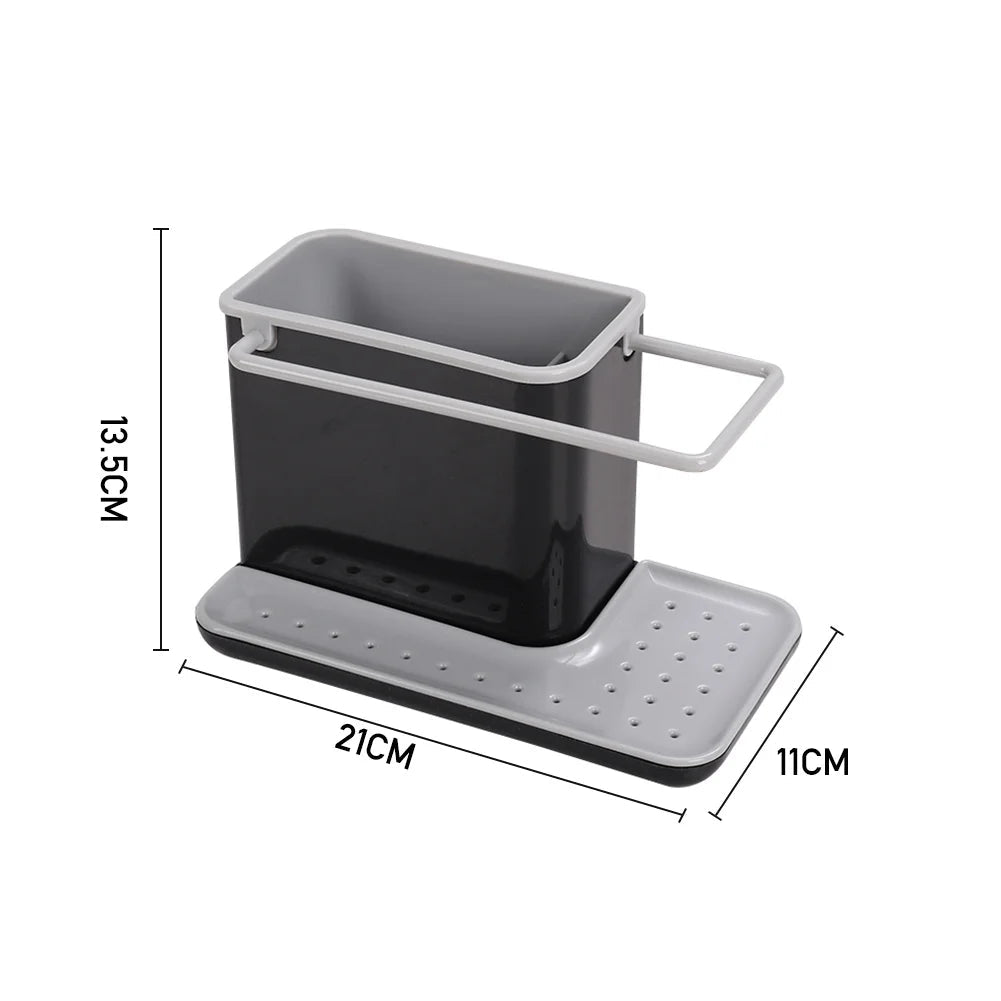 Kitchen Sponge Cloth Holder Sink Caddy Organiser - petguardiansupplies