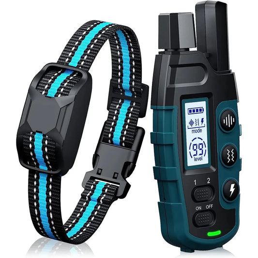 3300Ft Dog Training Collar with Remote Rechargeable Waterproof E Collar Beep Vibration Shock High Quality Pet Training - petguardiansupplies