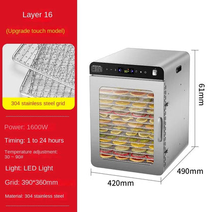 12th, 16th, 20th, and 25th floors fruit dehydrator multifunctional intelligent fruit air dryer - petguardiansupplies