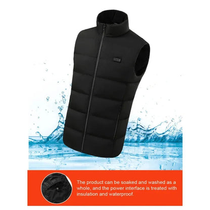 Outdoor USB Heating Vest Warming Vest Winter Flexible Electric Thermal Clothing Fishing Hiking Warm Clothes - petguardiansupplies