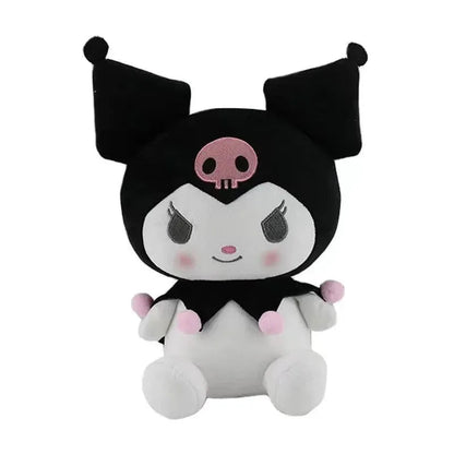 Hot 25cm Kawaii Sanrio Kuromi My Melody Cinnamoroll Plush Toys Doll Pillow Anime Cartoon Kids Gifts Room Decoration Dolls - petguardiansupplies