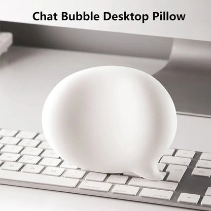 Chat Bubble Silicone Wrist Mouse Pad Keyboard Hand Rest Wrist Rest Palm Rest Wrist Pad Ergonomics White High Value Solid Color - petguardiansupplies