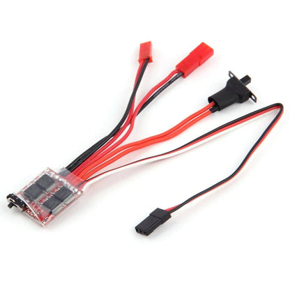 Micro ESC 20A 30A Brushed ESC RC ESC Electric Speed Controller 2S 4~8v for DIY Mini 1/16 1/18 1/24 RC Car Boat Tank w/Brake - petguardiansupplies