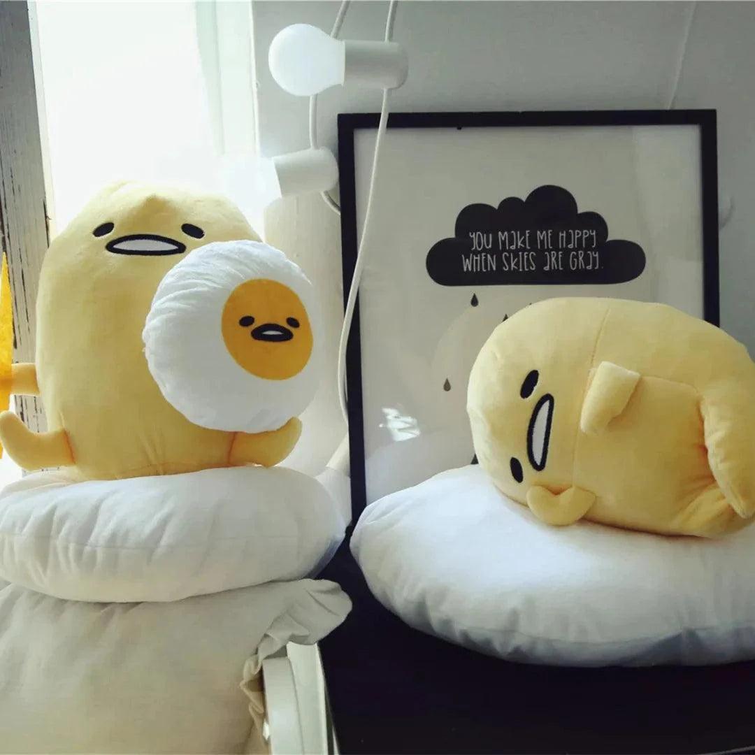 Cute Gudetama Plush Toy - Soft Cuddly Stuffed Hug Doll Plushies - petguardiansupplies