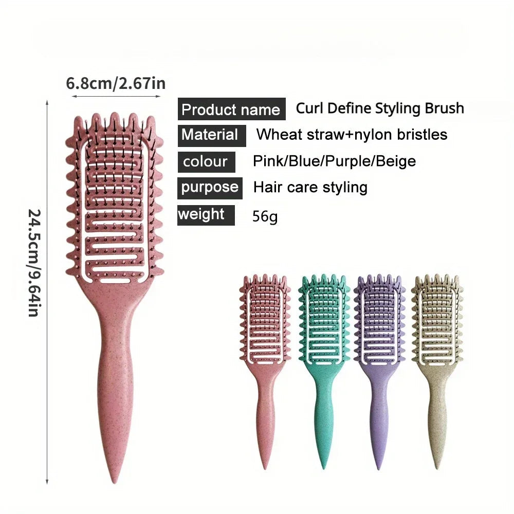 3 in 1 Hair Curler Styling Brush Detangling Hair Brush Hair Styling Tools - petguardiansupplies