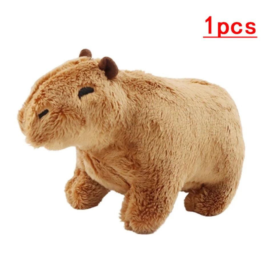 Simulation Capybara Plush Toys Capybara Plushie Dolls Soft Stuffed Animals Kawaii Kids Toy Peluche Christmas Gift for Girls - petguardiansupplies