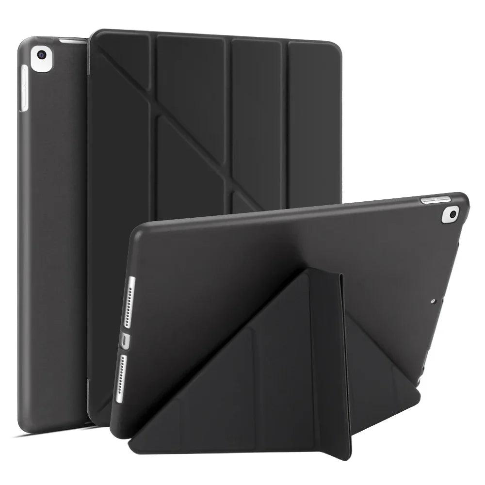 For iPad 10th 2022 Case 10.2 8th 9th 7th 2018 6th Generation Leather Case For iPad 2 3 4 Air 3 10.9 2 1 Mini 4 5 6 Silicon Cover - petguardiansupplies