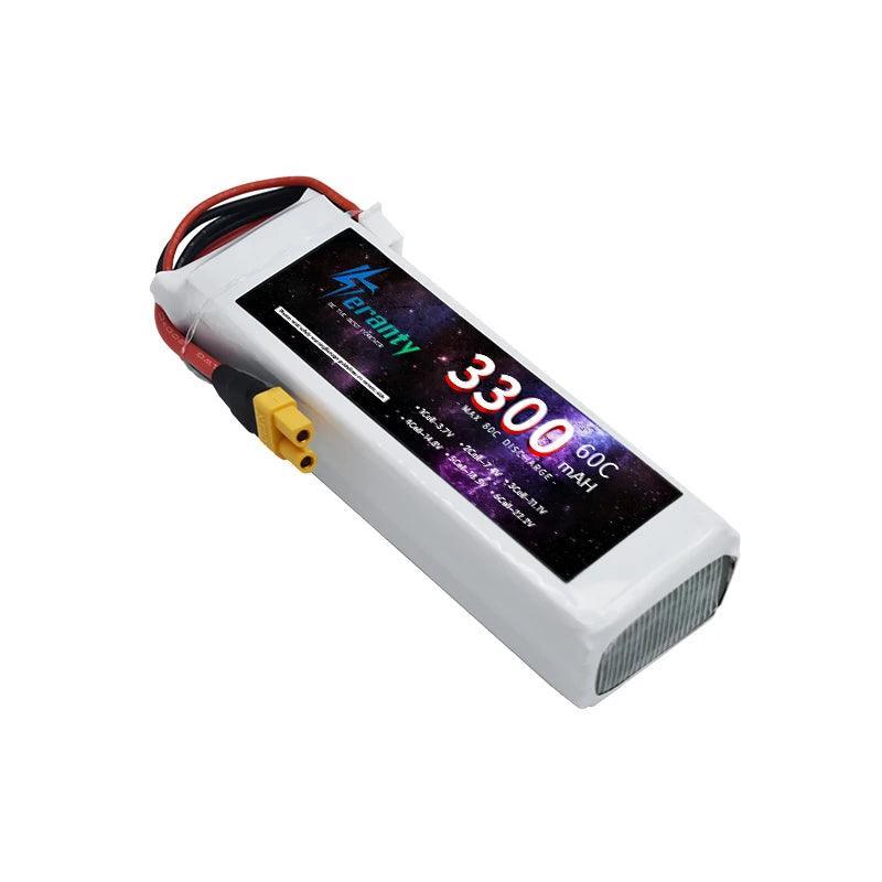 3300MAH 3S Lipo Battery 60C 11.1V For RC Helicopter Aircraft Quadcopter Cars Airplane 11.1V Battery With T JST XT30 XT60 Plug - petguardiansupplies