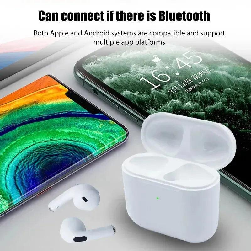 Pro4 TWS Bluetooth Earphone 9D Stereo Wireless Headphone In-Ear HiFi Earbud HandsFree Headset With Microphone For Xiaomi iPhone - petguardiansupplies