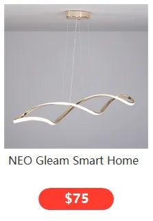 NEO Gleam Modern Led Ceiling Lihgts For Living Room Study room Bedroom Smart Home Alexa Ceiling Lamp fixtures Gold/Black Finish - petguardiansupplies