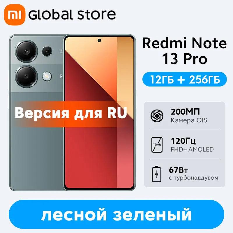 New Global Version Xiaomi Redmi Note 13 Pro 4G Smartphone MTK Helio G99-Ultra 6.67" AMOLED display 67W Turbo Charge with 5000mAh - petguardiansupplies