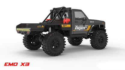 NEW CROSSRC EMO X3 Northeastern Tigers 1/8 RC Electric Remote Control Model Car Crawler Road Rescue Vehicle - petguardiansupplies