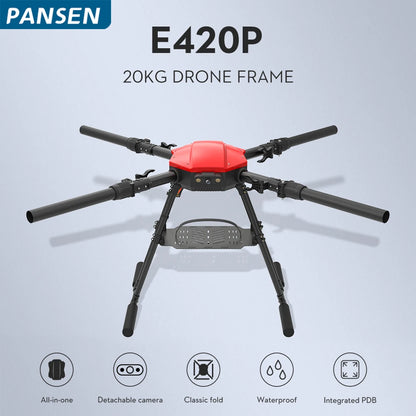 EFT E420P 20L 20kg Agricultural spray frame kit four-axis Folding Quadcopter with Hobbywing X9 plus power system - petguardiansupplies