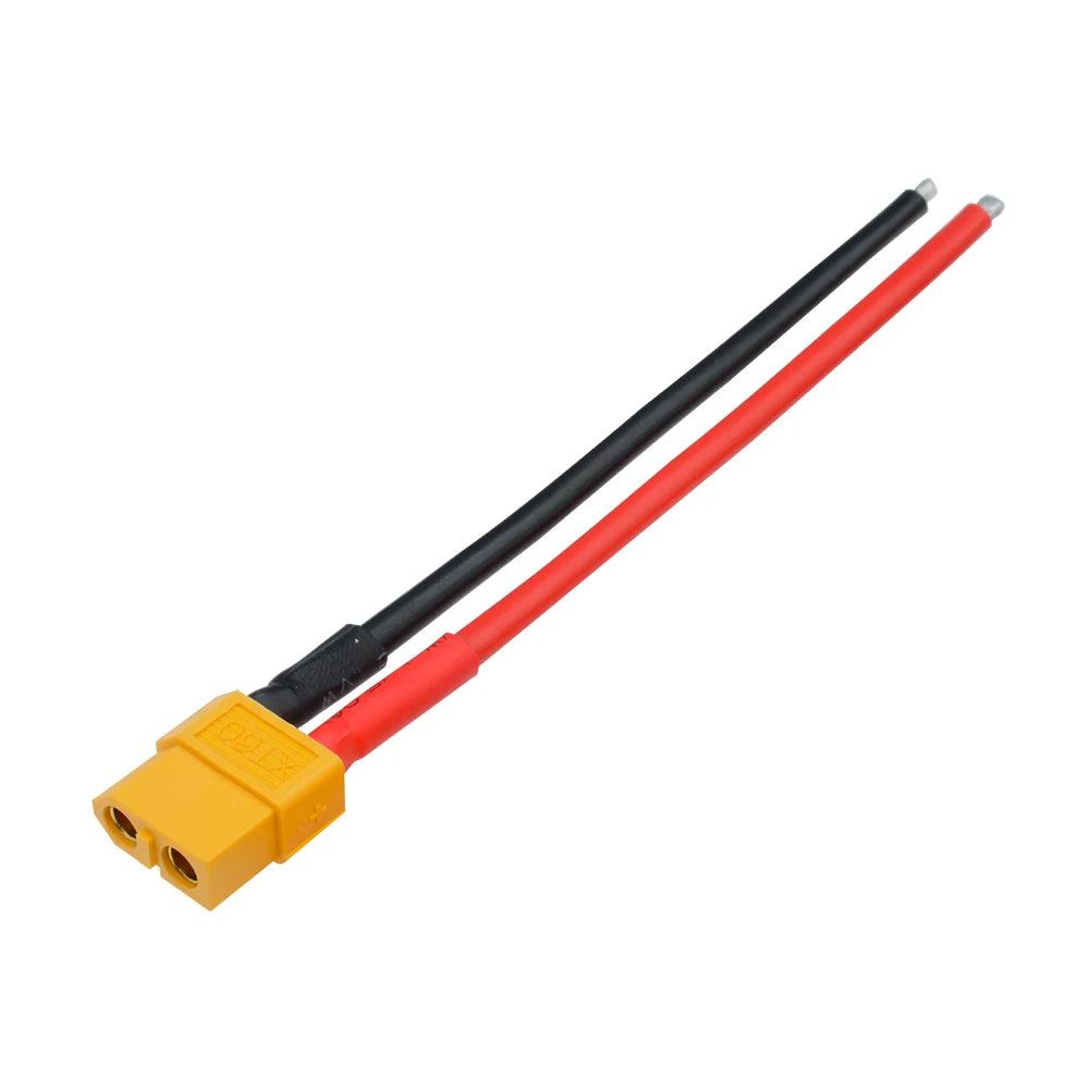 1pcs XT60 Female Male Connector With 10CM 14AWG Silicone Wire for Rc Drone Car Boat Rc Lipo battery - petguardiansupplies