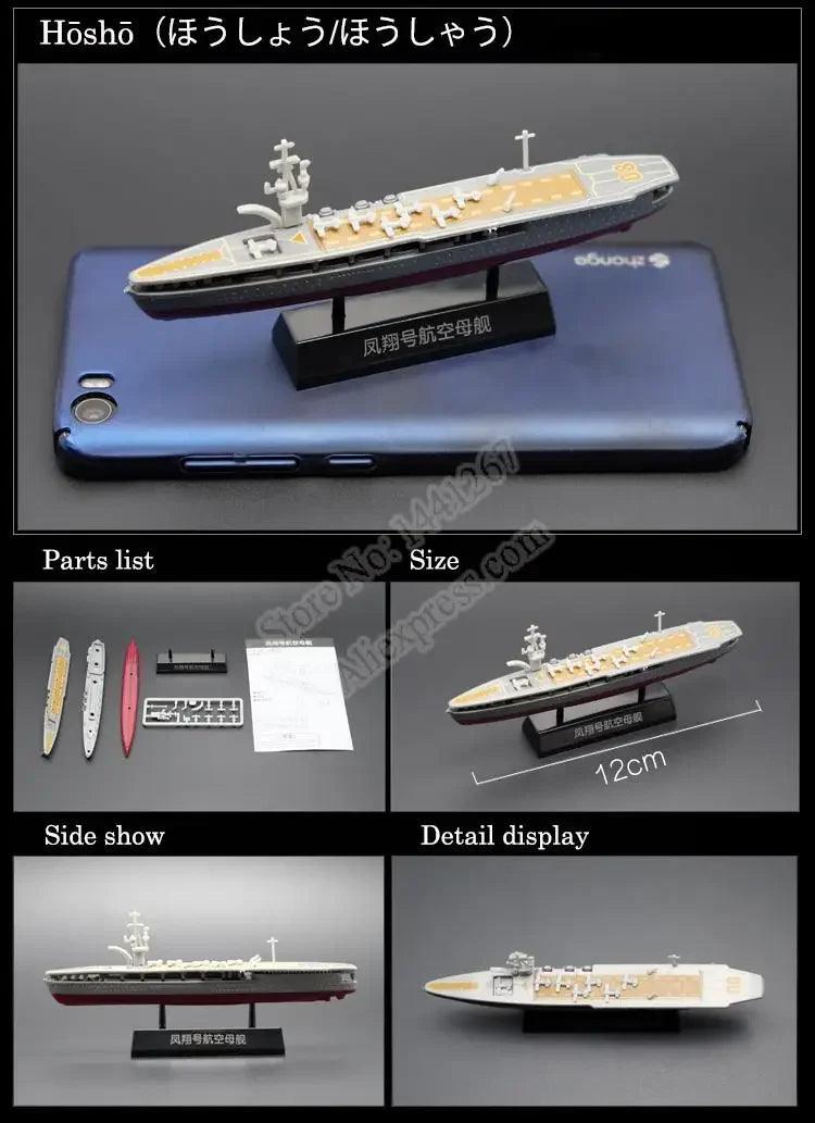 4D Assembled Ship Model Liaoning Battleship Modern Class Battleship Aircraft Carrier Model Military Warship Model Toy - petguardiansupplies