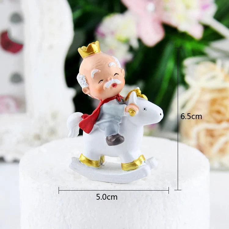 Longevity Grandma Grandpa Cake Topper for Old People Birthday Party Decoration Chinese Blessing Baking Supplies Dessert Gifts - petguardiansupplies