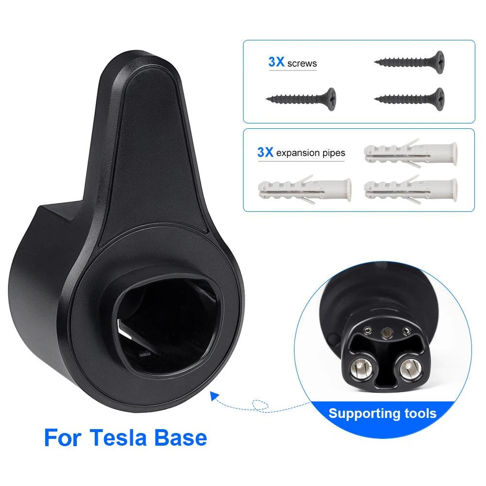 IPENGEN Electric Car Vehicle Charging Organizer Socket Type2 Type1 GBT For Tesla EV Charger Cable Holder Plug Wall Mount Bracket - petguardiansupplies