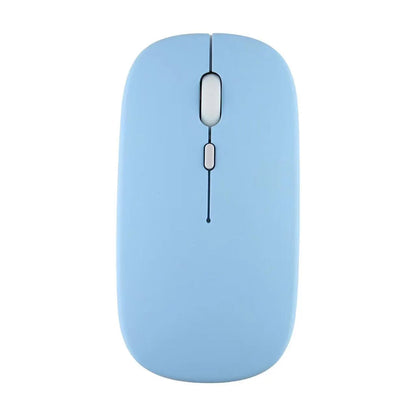 Macaron Rechargeable Wireless Bluetooth Mouse 2.4G USB Mice For Android Windows Tablet Laptop Notebook PC For IPAD Mobile - petguardiansupplies