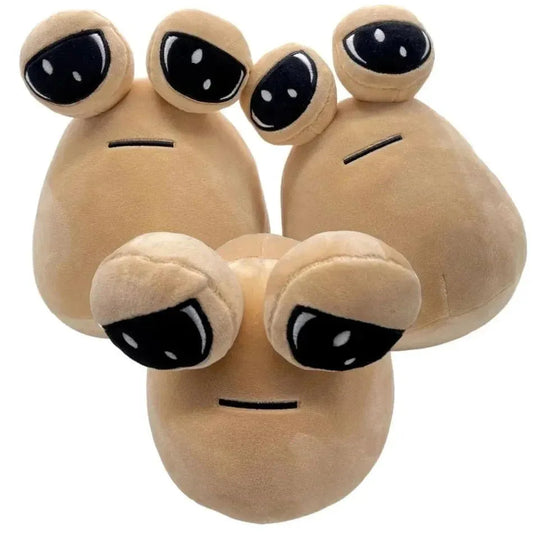 22cm Hot Game My Pet Alien Pou Plush Toy Furdiburb Emotion Alien Plushie Stuffed Animal Pou Doll - petguardiansupplies