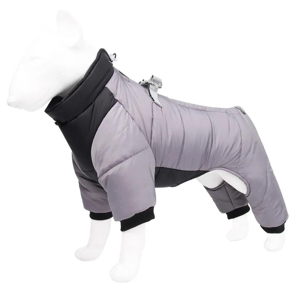 Winter Dog Clothes Thicken Warm Puppy Jacket French Bulldog Waterproof Coat for Small Medium Dogs Pug Chihuahua Cotton Clothing - petguardiansupplies