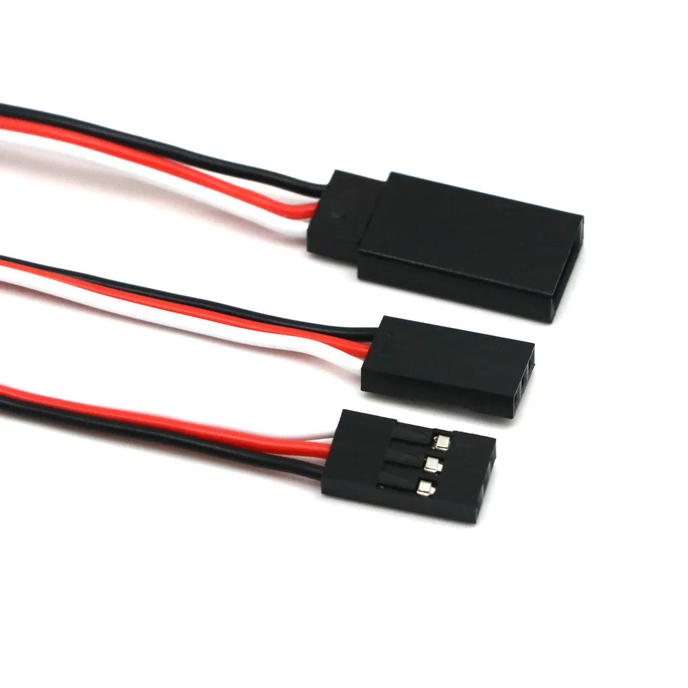 10pcs/lot 10cm 15CM 30CM 50CM 100CM RC Servo Extension Cord Cable Wire 150mm Lead JR Wholesale - petguardiansupplies