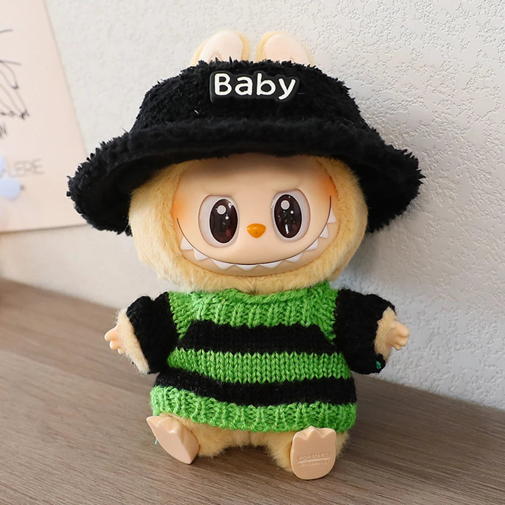 Labbubu Mini Plush Doll Clothes Outfit Accessories For Labubu Cute Decoration - petguardiansupplies