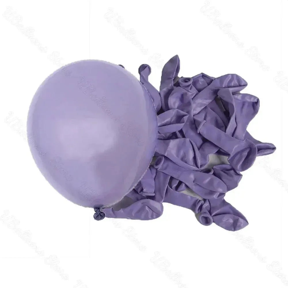 10/30/50Pcs Purple Latex Balloons Pastel Lilac Lavender Light Purple Lotus Balloons for Wedding Baby Shower Birthday Party Decor - petguardiansupplies