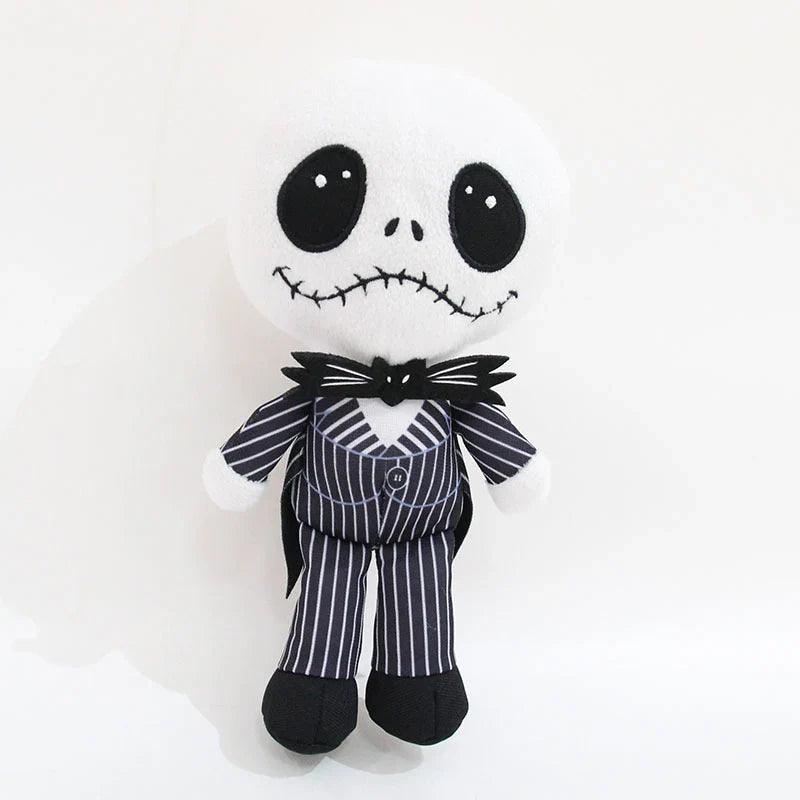 25cm Cartoon Anime Halloween The Nightmare Before Christmas Horror Pumpkin Skeleton Composite Plush Doll Toy Children Kids Gift - petguardiansupplies