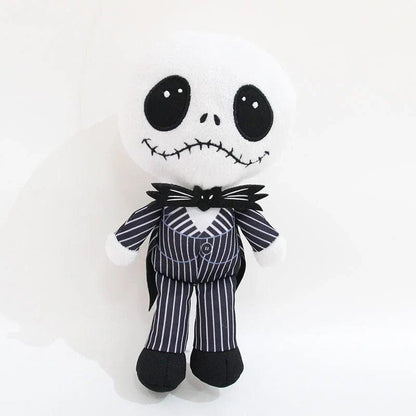 25cm Cartoon Anime Halloween The Nightmare Before Christmas Horror Pumpkin Skeleton Composite Plush Doll Toy Children Kids Gift - petguardiansupplies