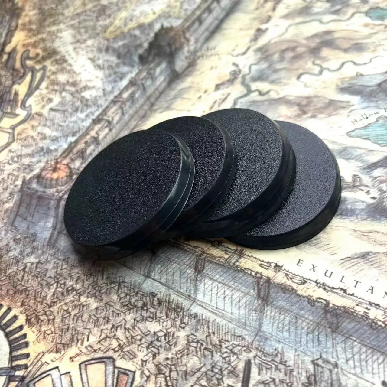 Wargame 60mm Round Bases Plastic Round Bases - petguardiansupplies