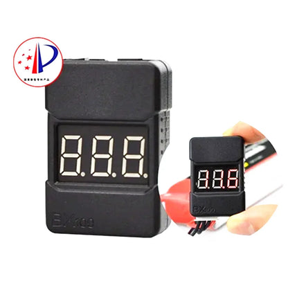 2pcs/1pcs BX100 1-8S Lipo Battery Voltage Tester/ Low Voltage Buzzer Alarm/ Battery Voltage Checker with Dual Speakers - petguardiansupplies