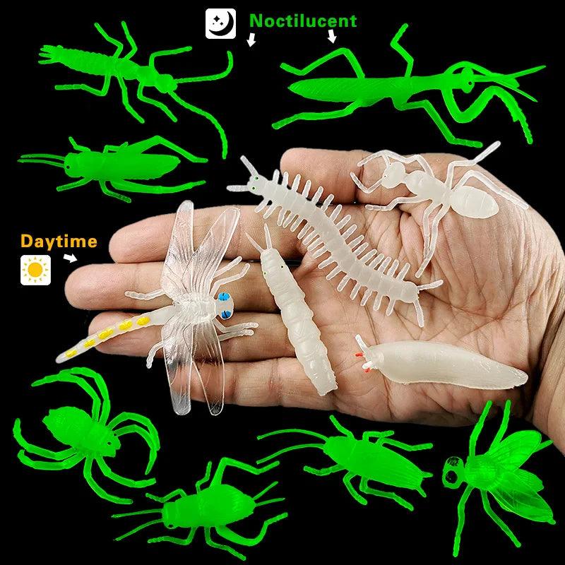 12Pcs Insect Spider Butterfly Fish Dinosaur Dog Cat Horse Figurine Farm Animal Model Action Figure Hot Toy Set For Children Gift - petguardiansupplies