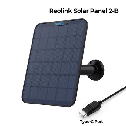 Reolink Solar Panel with 4m cable for Reolink rechargeable battery cameras Solar Panel for Argus 3 Pro/Argus PT/Trackmix/Duo 2 - petguardiansupplies