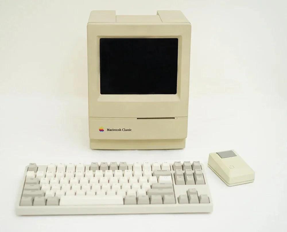 Second-generation 8-inch computer replica Macintosh retro computer desktop all-in-one - petguardiansupplies