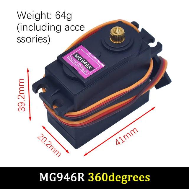 13KG 15KG Servos Digital MG995 MG996 Servo Metal Gear for Futaba JR Car RC Model Helicopter Boat For Arduino UNO diy - petguardiansupplies