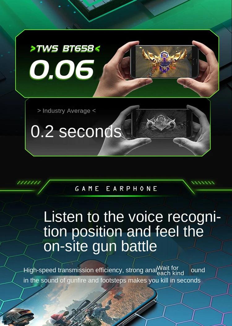 Bluetooth Earphones Wireless Esports Dedicated Music Listening Games High Beauty In The Ear Suitable For Android And Apple - petguardiansupplies