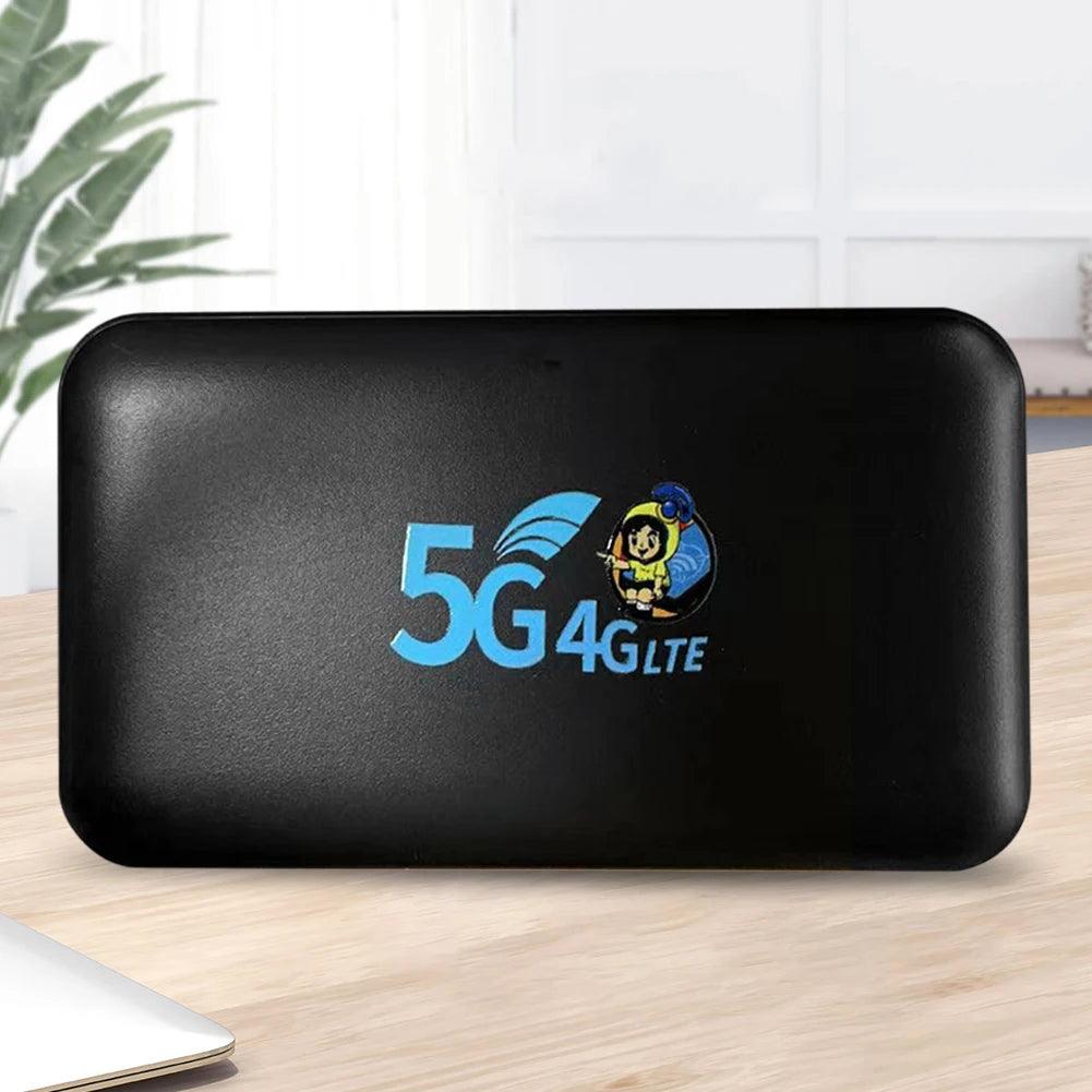 Gen2 4G WiFi Router Lte 150Mbps CAT4 Portable Modem Mini Router with SIM Card Slot Hotspot Pocket 3000mAh for Outdoor Travel - petguardiansupplies