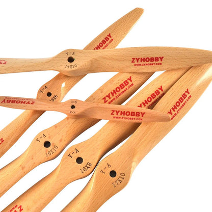 ZYHOBBY CW Wooden Propeller For Gasoline RC Airplane 16x6 16x8 16x10 18x8 18x10 19x8 19x10 20x8 20x10 21x10 22x8 22x10 - petguardiansupplies