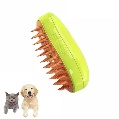 Cat Dog Steamy Brush Steam Brush Electric Sprayer for Massage Pet Grooming tool Shedding 3 in 1 Electric Sprays Massage Combs - petguardiansupplies