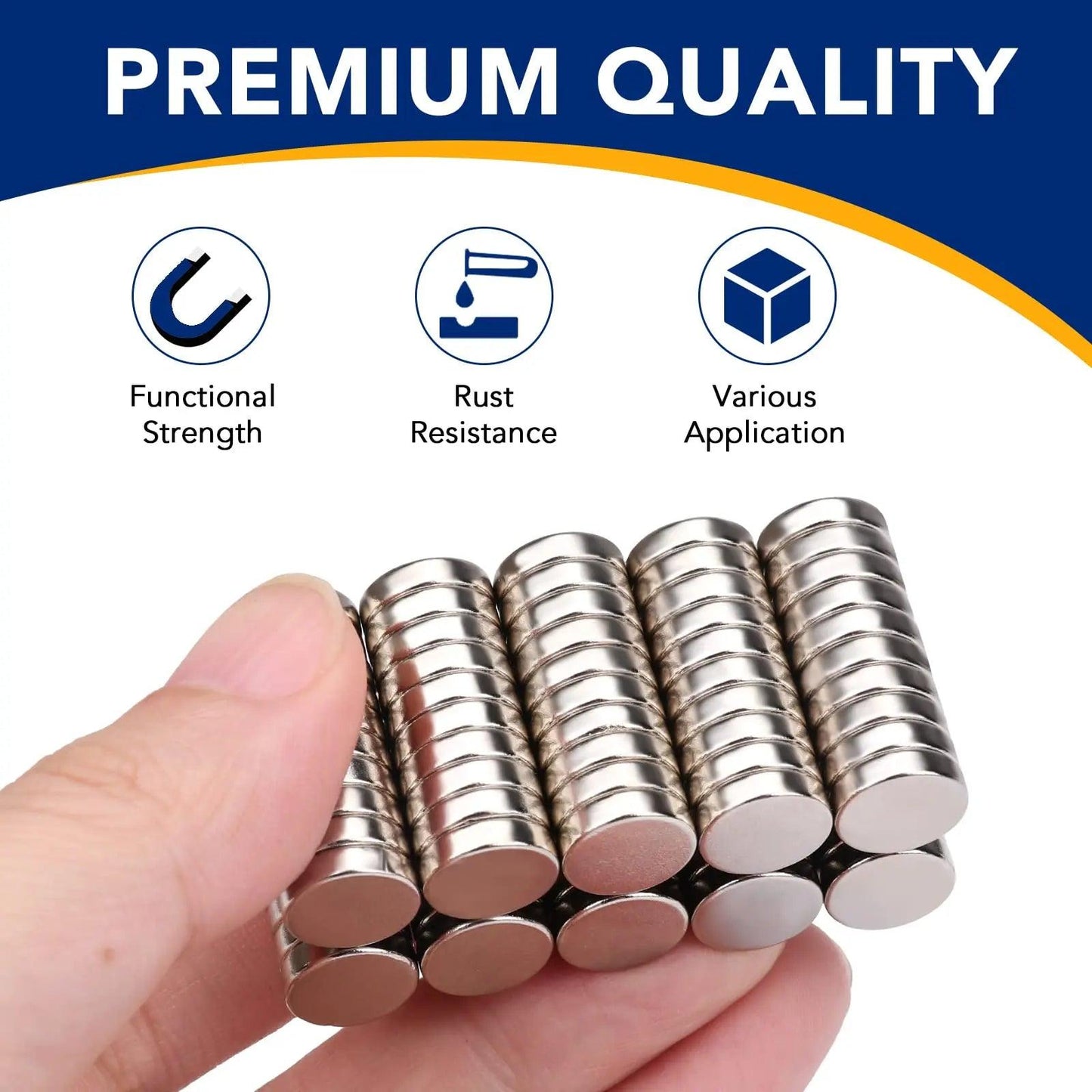 Super Strong Neodymium Disc Magnets Powerful Rare Earth Magnets for Fridge, DIY, Building, Scientific, Craft, and Office Magnets - petguardiansupplies