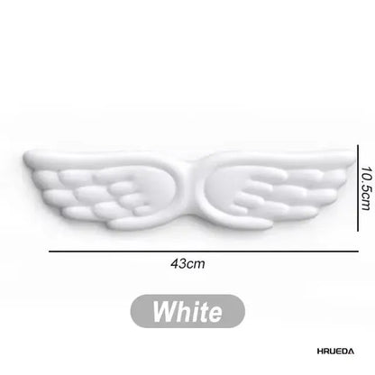 Keyboard Mouse Wrist Rest Angel Wing Memory Foam Mouse Pad Set Wrist Support Ergonomic Non-Slip for Computer Laptop Easy Typing - petguardiansupplies