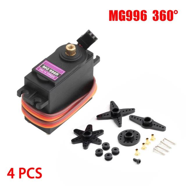 4PCS 13KG 15KG Servos Digital MG995 MG996R Servo All Metal Gear for JR Car RC Model Helicopter Boat mg90s Servosg90 - petguardiansupplies