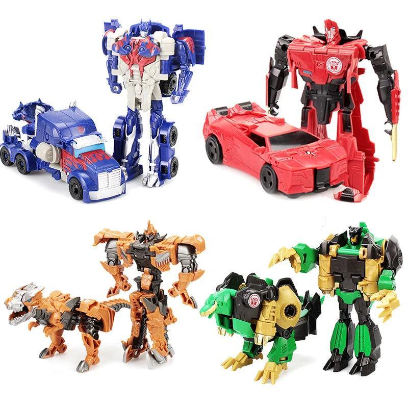 Transforming Toy Car Children 12cm Transformation Robot Kit Toys Models 2 In 1 One Step Model Deformed Car Toy for Boy Gift - petguardiansupplies