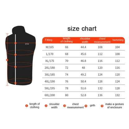 Outdoor USB Heating Vest Warming Vest Winter Flexible Electric Thermal Clothing Fishing Hiking Warm Clothes - petguardiansupplies